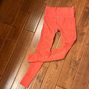 Anthropologie Vibrant Orange  Leggings